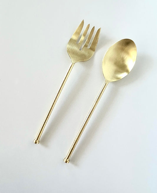 Gold Serving Spoon