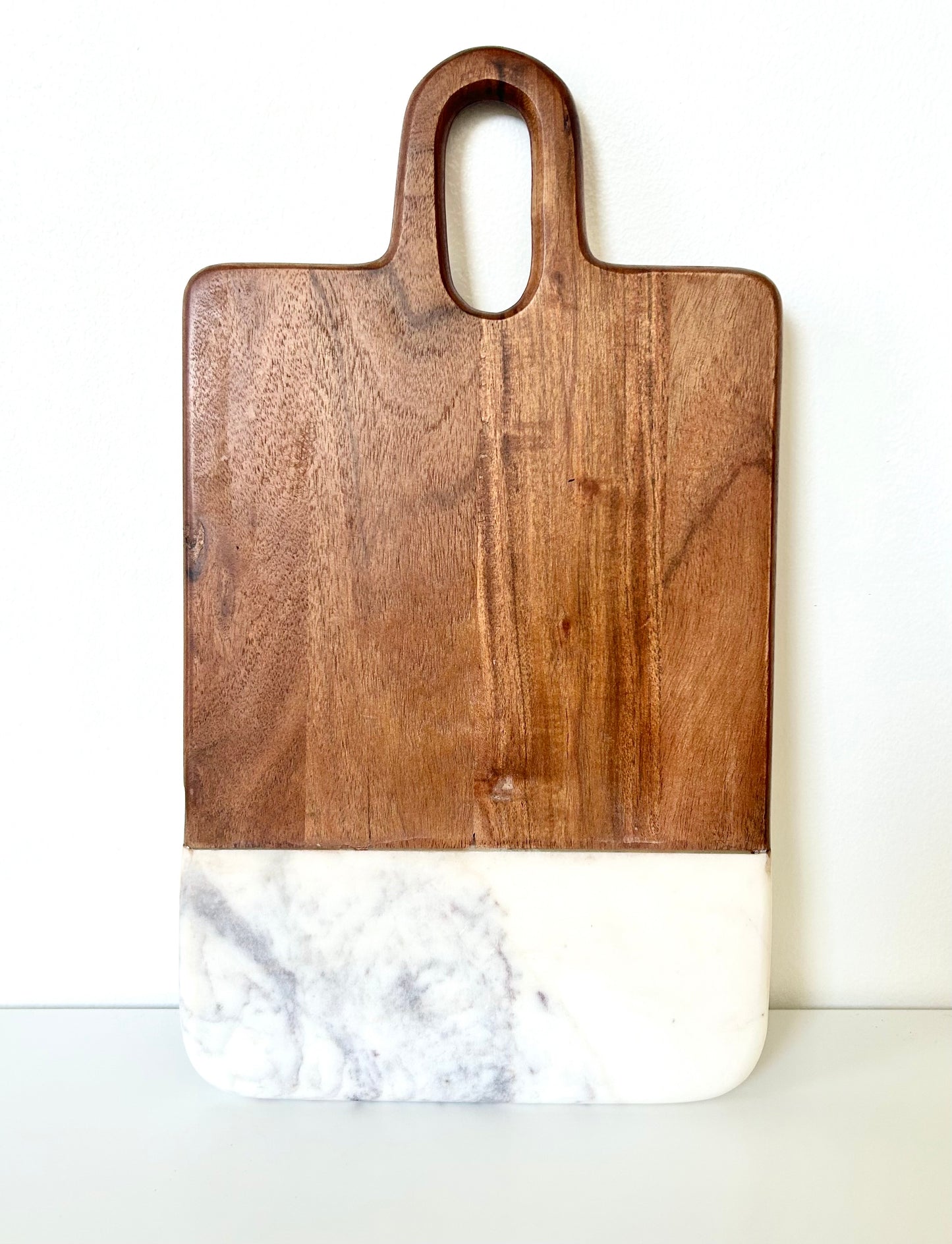 Wood and Marble Cutting Board