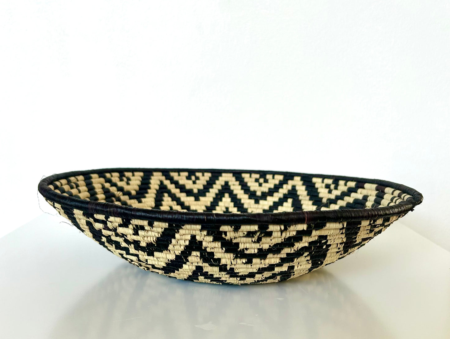 Black and White African Basket