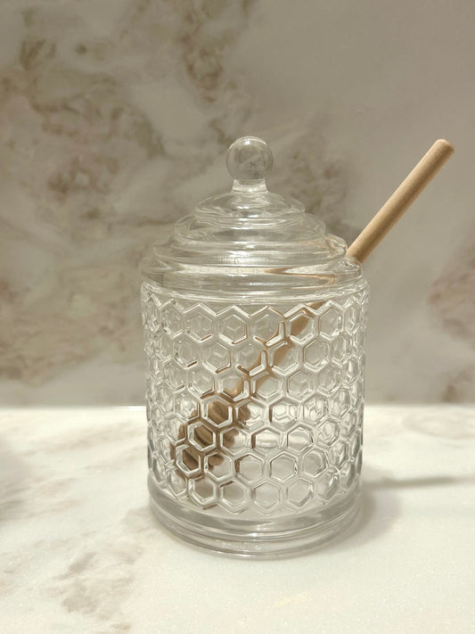 Glass Honey Dispenser