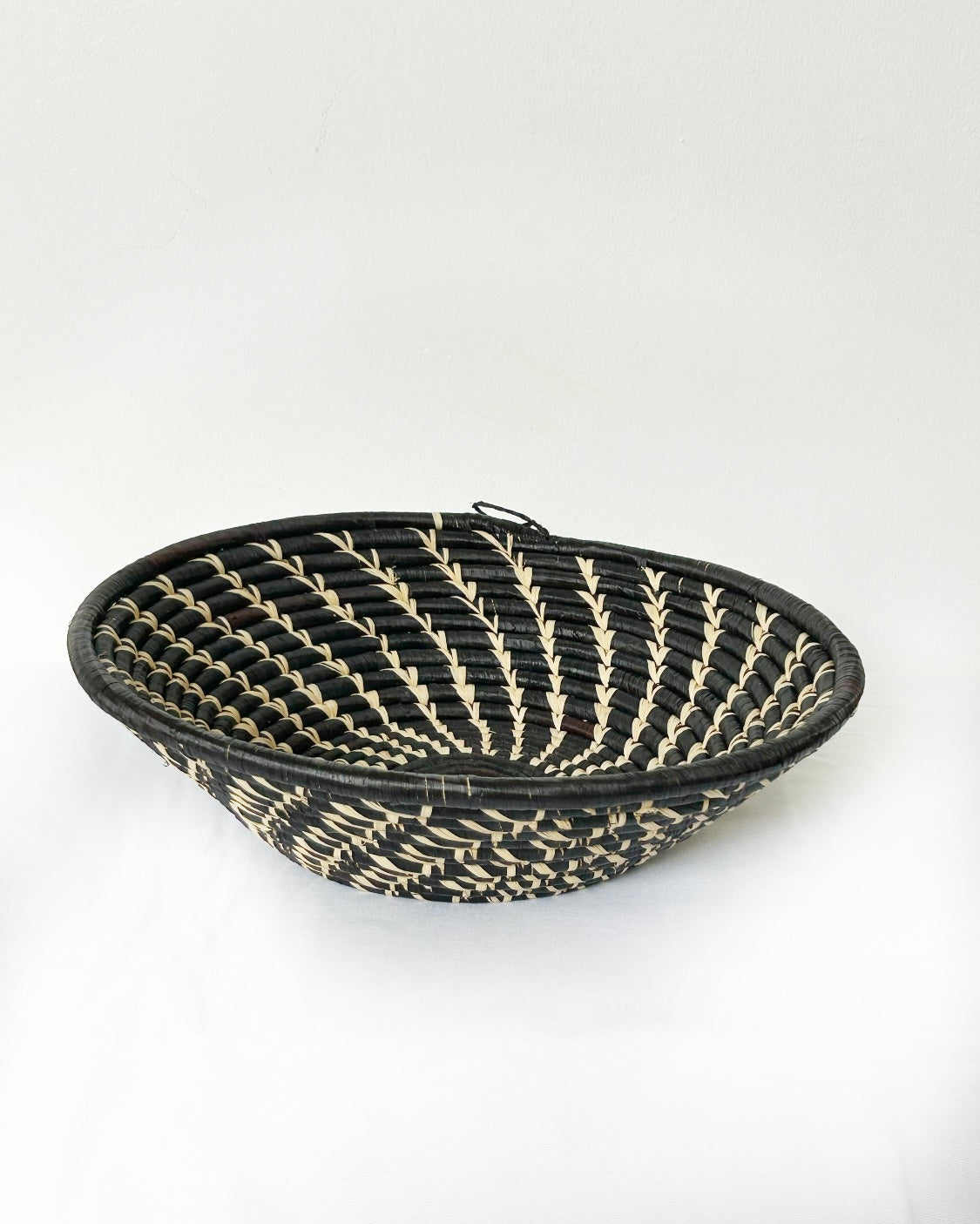 Black and White African Basket