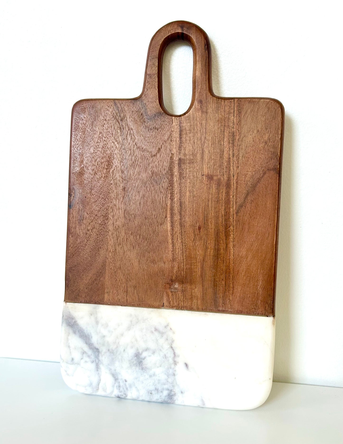 Wood and Marble Cutting Board